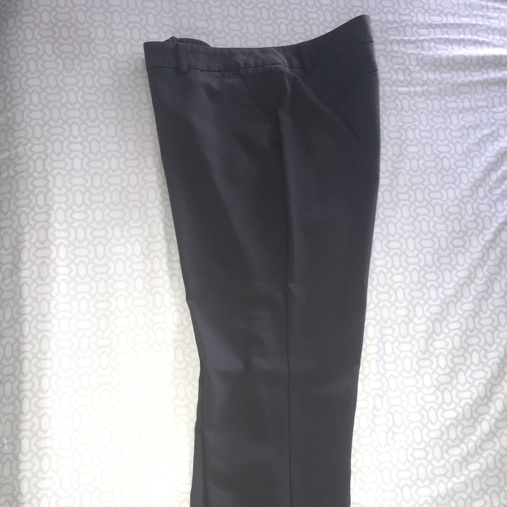 Dress pants, black with either stripes, gray and light brown